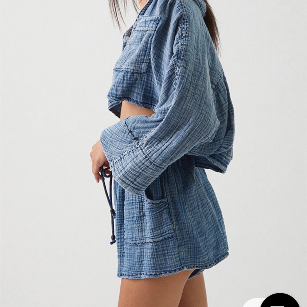 Free people Elora shirt and short two piece - Picture 2 of 4